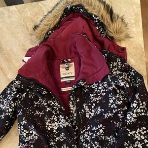 Roxy girls ski jacket and ski pants
